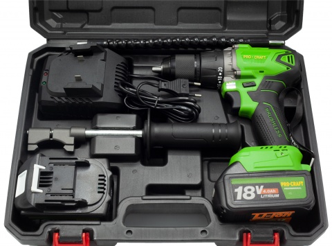 Aku vrtací šroubovák s příklepem Procraft PA18BLbb | PA18BL-BB